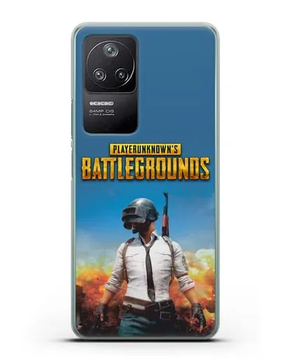 Чехол PUBG Classic силиконовый для Xiaomi Poco F4