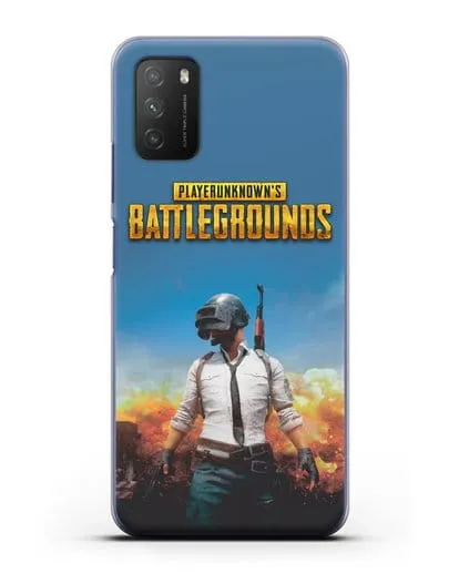 Чехол PUBG Classic силиконовый для Xiaomi Poco M3