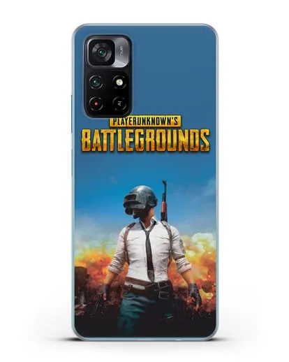 Чехол PUBG Classic силиконовый для Xiaomi Poco M4 Pro 5G