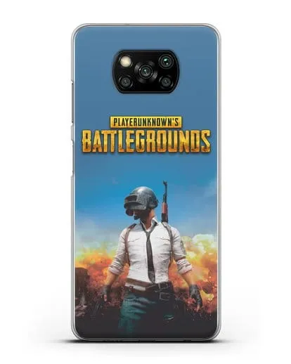 Чехол PUBG Classic силиконовый для Xiaomi Poco X3