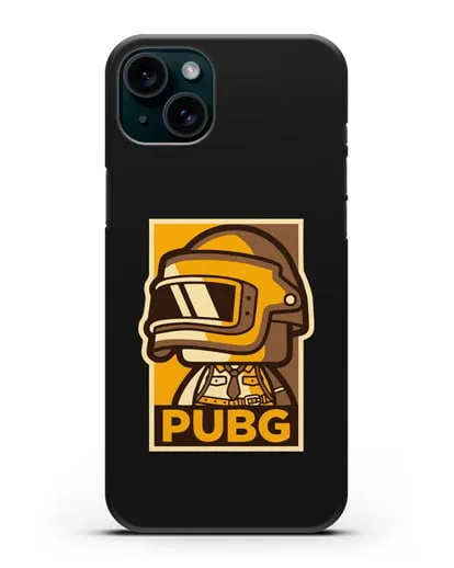 Чехол PUBG стикер силиконовый для iPhone 15 Plus