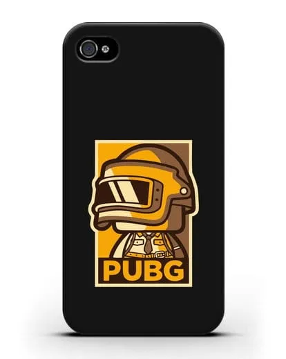 Чехол PUBG стикер силиконовый для iPhone 4/4s