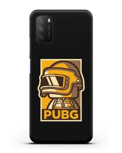 Чехол PUBG стикер силиконовый для Xiaomi Poco M3