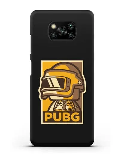 Чехол PUBG стикер силиконовый для Xiaomi Poco X3