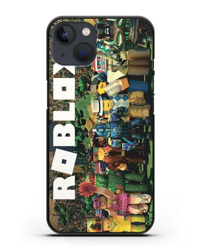 Чехол с дизайном Roblox (Роблокс) силиконовый для iPhone 13 Mini