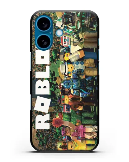 Чехол с дизайном Roblox (Роблокс) силиконовый для iPhone 16