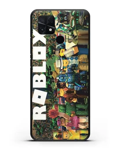 Чехол с дизайном Roblox (Роблокс) силиконовый для Xiaomi Poco C40