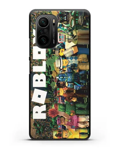 Чехол с дизайном Roblox (Роблокс) силиконовый для Xiaomi Poco F3