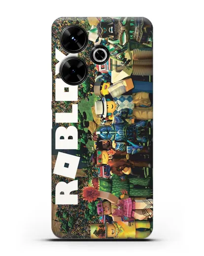 Чехол с дизайном Roblox (Роблокс) силиконовый для Xiaomi Poco M6