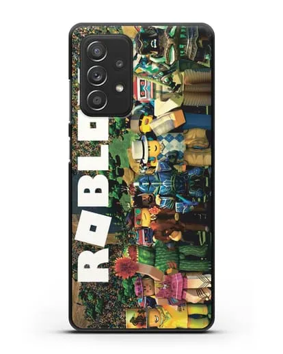 Чехол с дизайном Roblox (Роблокс) силиконовый для Samsung Galaxy A53