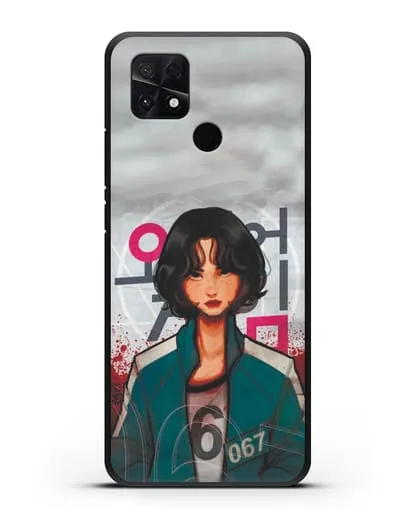 Чехол Игра в кальмара - Игрок 67 силиконовый для Xiaomi Poco C40