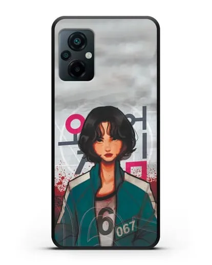 Чехол Игра в кальмара - Игрок 67 силиконовый для Xiaomi Poco M5