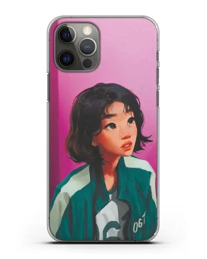 Чехол Игра в кальмара - Сэ Бёк силиконовый для iPhone 12 Pro