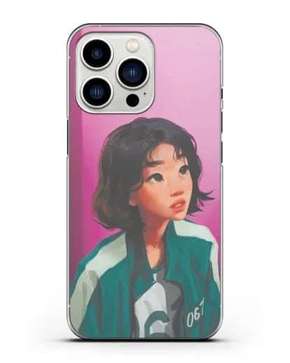 Чехол Игра в кальмара - Сэ Бёк силиконовый для iPhone 13 Pro