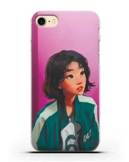 Чехол Игра в кальмара - Сэ Бёк силиконовый для iPhone 7