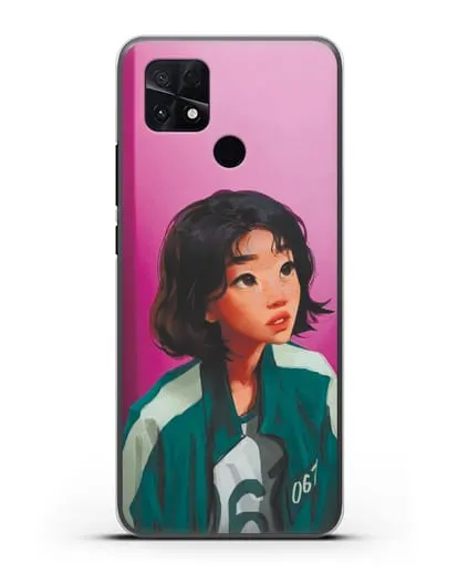 Чехол Игра в кальмара - Сэ Бёк силиконовый для Xiaomi Poco C40