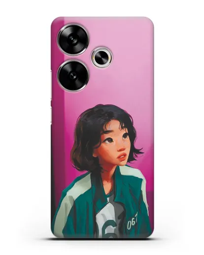 Чехол Игра в кальмара - Сэ Бёк силиконовый для Xiaomi Poco F6