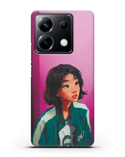 Чехол Игра в кальмара - Сэ Бёк силиконовый для Xiaomi Poco X6