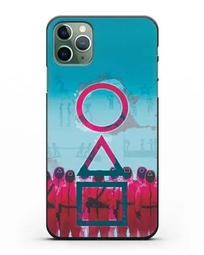 Чехол Игра в кальмара - Кальмар силиконовый для iPhone 11 Pro