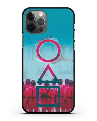 Чехол Игра в кальмара - Кальмар силиконовый для iPhone 12 Pro