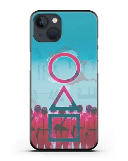 Чехол Игра в кальмара - Кальмар силиконовый для iPhone 13 Mini