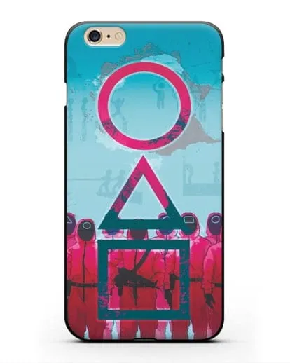 Чехол Игра в кальмара - Кальмар силиконовый для iPhone 6 Plus