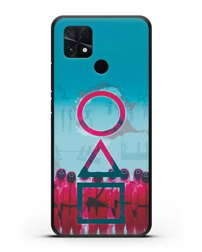 Чехол Игра в кальмара - Кальмар силиконовый для Xiaomi Poco C40