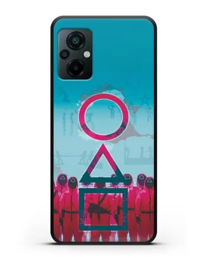 Чехол Игра в кальмара - Кальмар силиконовый для Xiaomi Poco M5