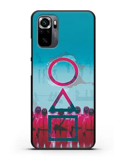 Чехол Игра в кальмара - Кальмар силиконовый для Xiaomi Poco M5s