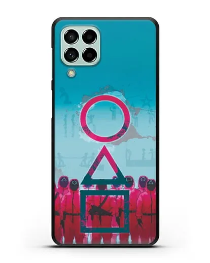 Чехол Игра в кальмара - Кальмар силиконовый для Samsung Galaxy M53 [SM-M536]