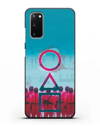 Чехол Игра в кальмара - Кальмар силиконовый для Samsung Galaxy S20 [SM-G980F]