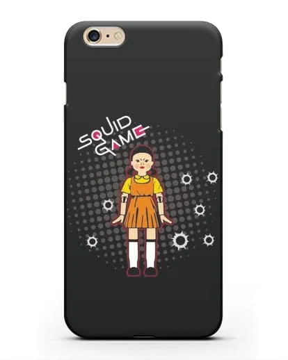 Чехол Игра в кальмара - Кукла силиконовый для iPhone 6 Plus