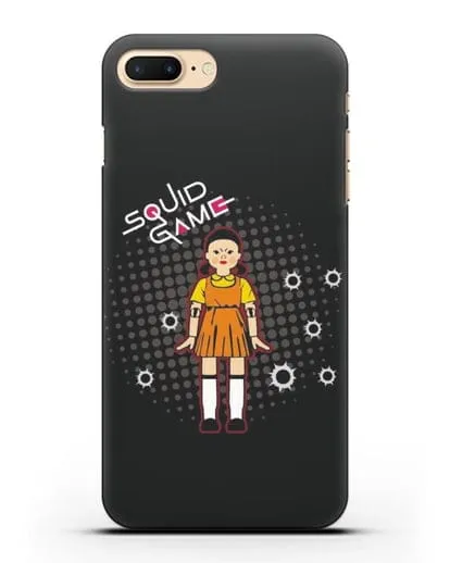 Чехол Игра в кальмара - Кукла силиконовый для iPhone 7 Plus