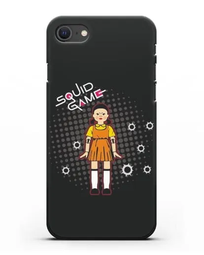 Чехол Игра в кальмара - Кукла силиконовый для iPhone SE 2020