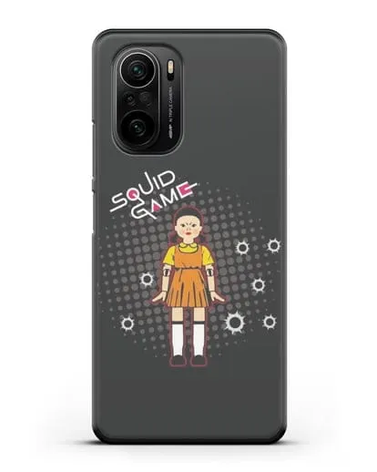 Чехол Игра в кальмара - Кукла силиконовый для Xiaomi Poco F3