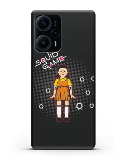 Чехол Игра в кальмара - Кукла силиконовый для Xiaomi Poco F5