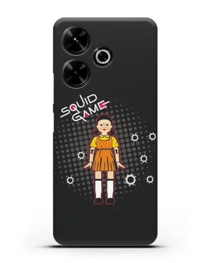 Чехол Игра в кальмара - Кукла силиконовый для Xiaomi Poco M6