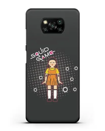 Чехол Игра в кальмара - Кукла силиконовый для Xiaomi Poco X3