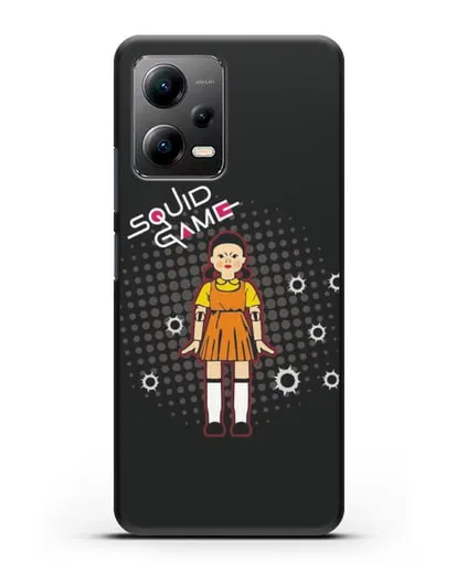 Чехол Игра в кальмара - Кукла силиконовый для Xiaomi Poco X5