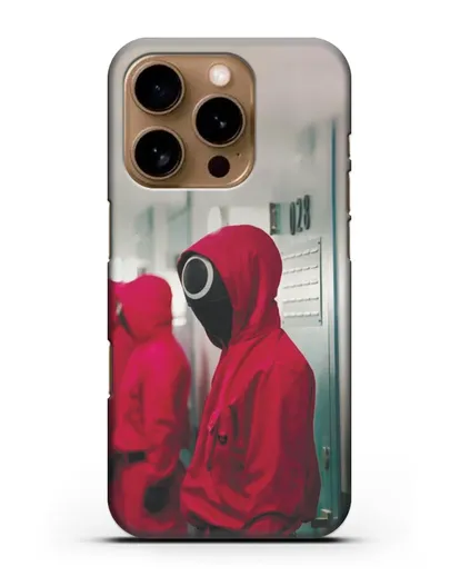 Чехол Игра в кальмара - 28-ой силиконовый для iPhone 16 Pro