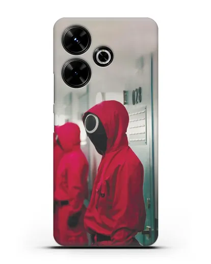 Чехол Игра в кальмара - 28-ой силиконовый для Xiaomi Poco M6