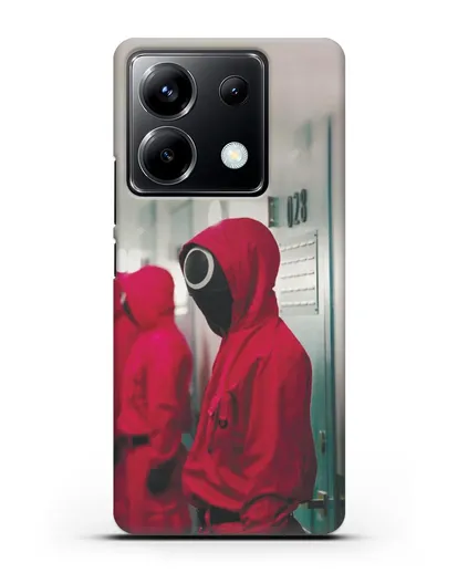 Чехол Игра в кальмара - 28-ой силиконовый для Xiaomi Poco X6