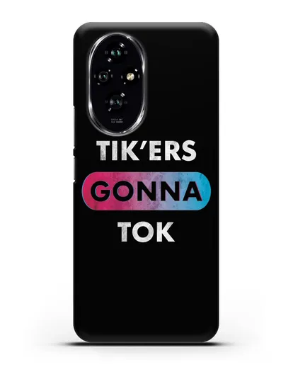 Чехол TikTok (ТикТок) - Tikers gonna tok силиконовый для Honor 200