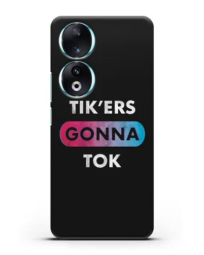 Чехол TikTok (ТикТок) - Tikers gonna tok силиконовый для Honor 90