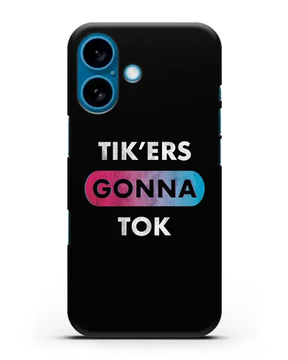 Чехол TikTok (ТикТок) - Tikers gonna tok силиконовый для iPhone 16