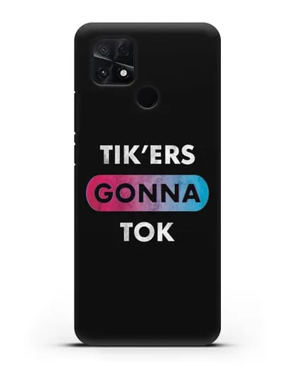 Чехол TikTok (ТикТок) - Tikers gonna tok силиконовый для Xiaomi Poco C40