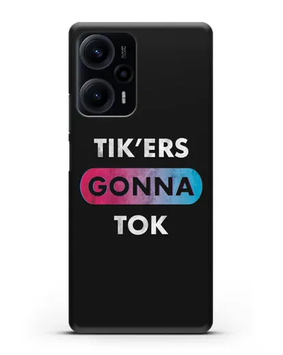Чехол TikTok (ТикТок) - Tikers gonna tok силиконовый для Xiaomi Poco F5