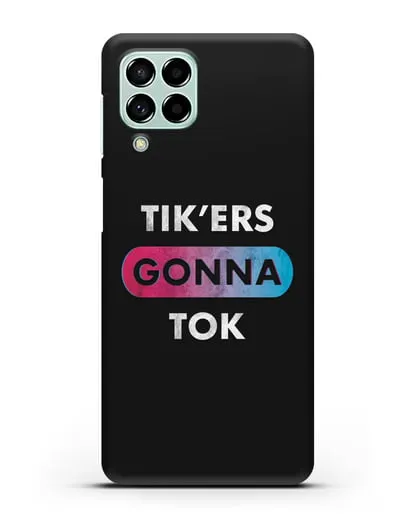 Чехол TikTok (ТикТок) - Tikers gonna tok силиконовый для Samsung Galaxy M53 [SM-M536]