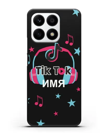 Чехол TikTok (ТикТок) - Тик-ток наушники силиконовый для Honor X8a