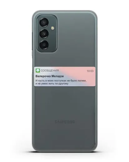 Чехол с дизайном интерфейса - Sms силиконовый для Samsung Galaxy M23 [SM-M236]